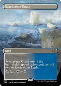 Seachrome Coast (Borderless) from Phyrexia: All Will Be One