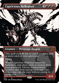 Capricious Hellraiser (Showcase) from Phyrexia: All Will Be One