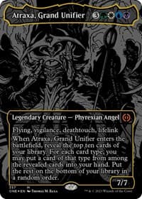 Atraxa, Grand Unifier (Oil Slick Raised Foil) from Phyrexia: All Will Be One