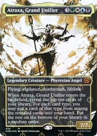 Atraxa, Grand Unifier (Showcase) (Step-and-Compleat Foil) from Phyrexia: All Will Be One