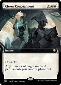 Clever Concealment (Extended Art) from Commander: Phyrexia: All Will Be One