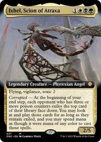 Ixhel, Scion of Atraxa (Extended Art) from Commander: Phyrexia: All Will Be One