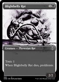 Blightbelly Rat (Showcase) from Phyrexia: All Will Be One