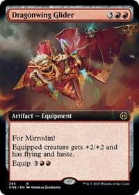 Dragonwing Glider (Extended Art) from Phyrexia: All Will Be One