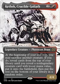 Kethek, Crucible Goliath (Showcase) from Phyrexia: All Will Be One