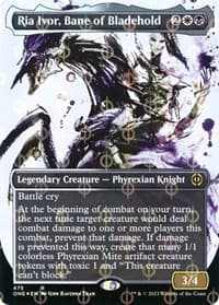 Ria Ivor, Bane of Bladehold (Showcase) (Step-and-Compleat Foil) from Phyrexia: All Will Be One