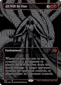 All Will Be One (Oil Slick Raised Foil) from Phyrexia: All Will Be One