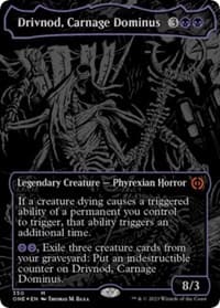 Drivnod, Carnage Dominus (Oil Slick Raised Foil) from Phyrexia: All Will Be One