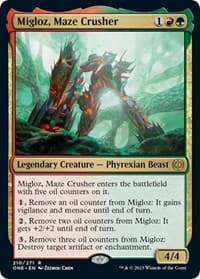 Migloz, Maze Crusher from Phyrexia: All Will Be One