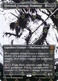 Drivnod, Carnage Dominus (Showcase) (Step-and-Compleat Foil) from Phyrexia: All Will Be One