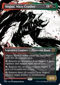 Migloz, Maze Crusher (Showcase) from Phyrexia: All Will Be One