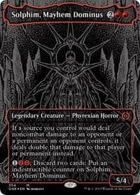 Solphim, Mayhem Dominus (Oil Slick Raised Foil) from Phyrexia: All Will Be One