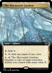 The Mycosynth Gardens (Extended Art) from Phyrexia: All Will Be One