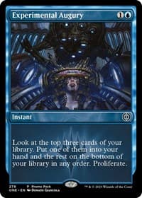 Experimental Augury from Promo Pack: Phyrexia: All Will Be One