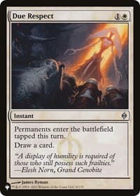 Due Respect from The List Reprints