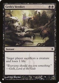 Geth's Verdict from The List Reprints