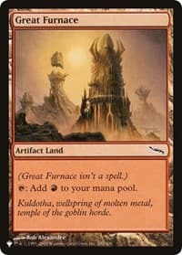 Great Furnace (MRD) from The List Reprints