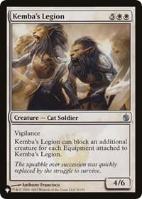 Kemba's Legion from The List Reprints