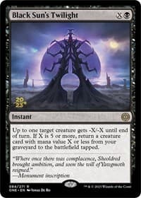 Black Sun's Twilight from Prerelease Cards