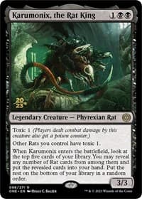 Karumonix, the Rat King from Prerelease Cards