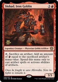 Slobad, Iron Goblin from Prerelease Cards
