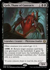 Geth, Thane of Contracts from Promo Pack: Phyrexia: All Will Be One