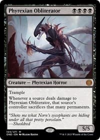 Phyrexian Obliterator from Promo Pack: Phyrexia: All Will Be One