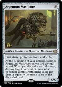 Argentum Masticore from Prerelease Cards
