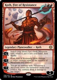 Koth, Fire of Resistance from Promo Pack: Phyrexia: All Will Be One