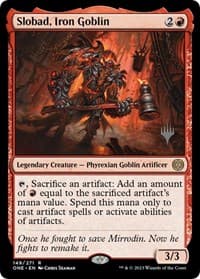 Slobad, Iron Goblin from Promo Pack: Phyrexia: All Will Be One