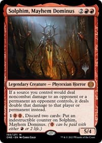 Solphim, Mayhem Dominus from Promo Pack: Phyrexia: All Will Be One