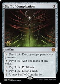 Staff of Compleation from Prerelease Cards