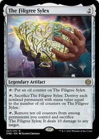 The Filigree Sylex from Promo Pack: Phyrexia: All Will Be One