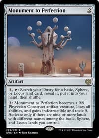 Monument to Perfection from Promo Pack: Phyrexia: All Will Be One