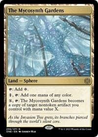 The Mycosynth Gardens from Promo Pack: Phyrexia: All Will Be One