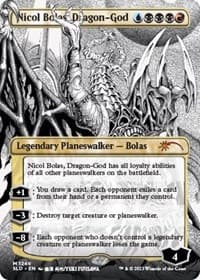 Nicol Bolas, Dragon-God (Borderless) from Secret Lair Drop Series