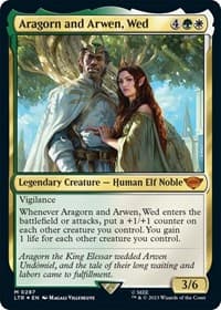 Aragorn and Arwen, Wed from Universes Beyond: The Lord of the Rings: Tales of Middle-earth