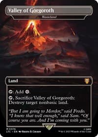 Valley of Gorgoroth - Wasteland from Commander: The Lord of the Rings: Tales of Middle-earth