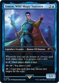 Simon, Wild Magic Sorcerer from Secret Lair Drop Series