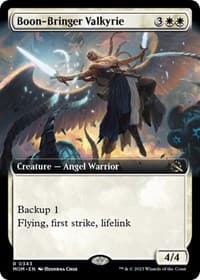 Boon-Bringer Valkyrie (Extended Art) from March of the Machine