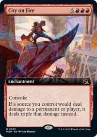 City on Fire (Extended Art) from March of the Machine