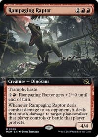 Rampaging Raptor (Extended Art) from March of the Machine