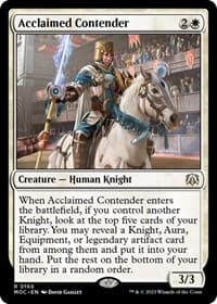 Acclaimed Contender from Commander: March of the Machine