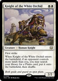 Knight of the White Orchid from Commander: March of the Machine