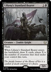 Liliana's Standard Bearer from Commander: March of the Machine