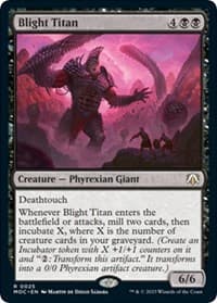 Blight Titan from Commander: March of the Machine