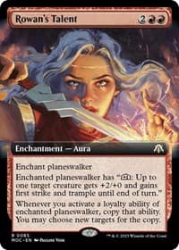 Rowan's Talent (Extended Art) from Commander: March of the Machine