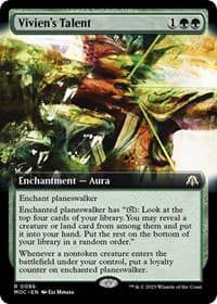 Vivien's Talent (Extended Art) from Commander: March of the Machine