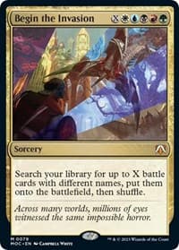 Begin the Invasion from Commander: March of the Machine
