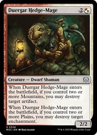 Duergar Hedge-Mage from Commander: March of the Machine